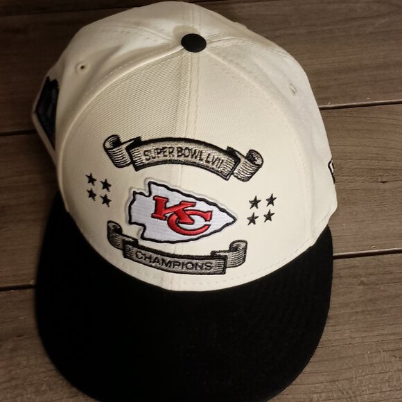 Kansas City Chiefs Super Bowl LVII Champions Hat New Era 9Fifty Adjustable Strap - Picture 3 of 11